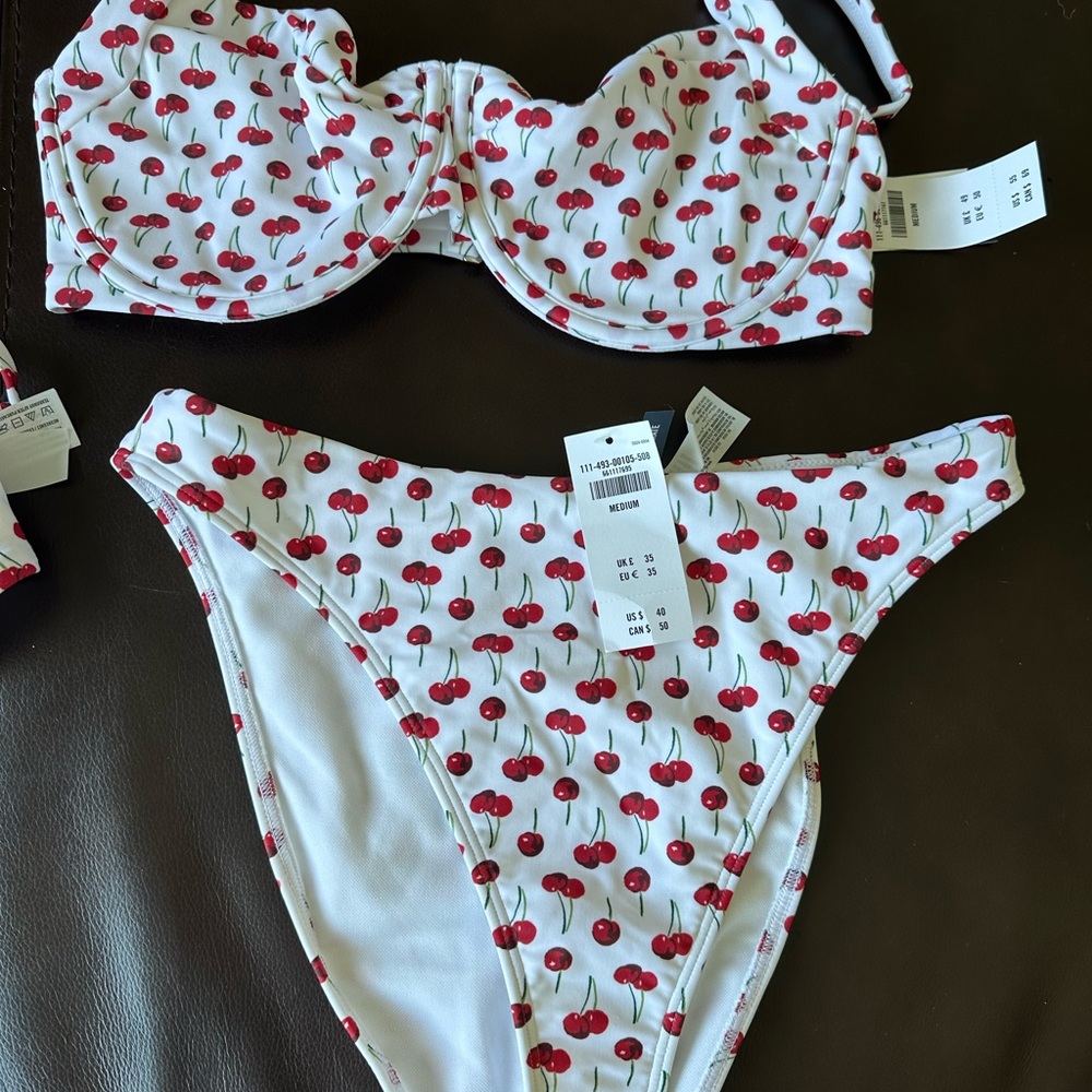 Cherry Print Bikini Set